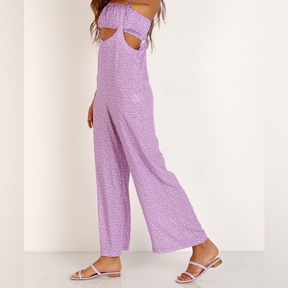 Charlie Holiday Daisy Jumpsuit - Size 8 - Picture 3 of 4